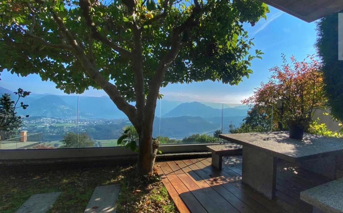 Family Suite With Garden And Amaizing View To Lugano 카데마리오 외부 사진